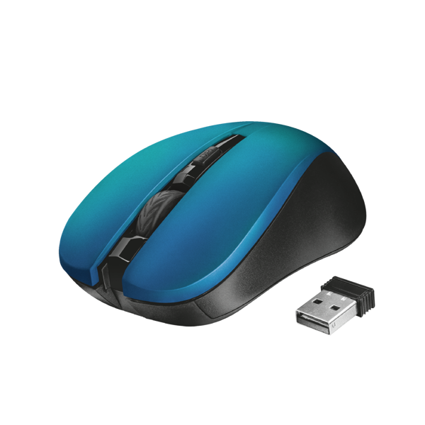 მაუსი Trust Mydo Silent Click Wireless Mouse Blue