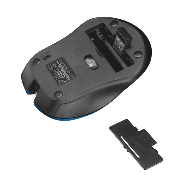 მაუსი Trust Mydo Silent Click Wireless Mouse Blue