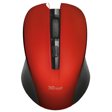 მაუსი Trust Mydo Silent Click Wireless Mouse Red