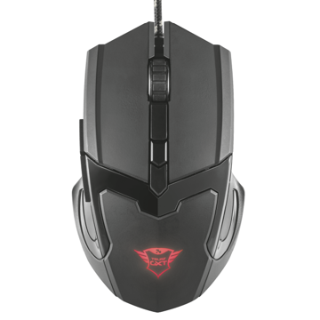 მაუსი Trust GXT 101 Gav Gaming Mouse Black