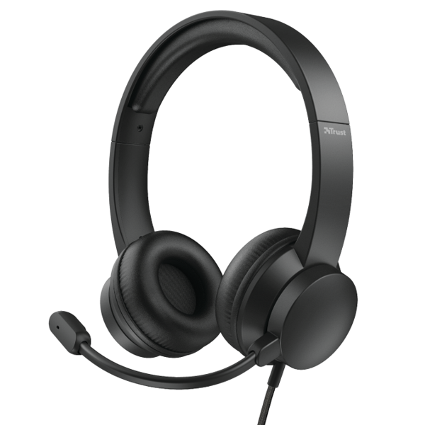 ყურსასმენი TRUST 24133 Rydo On-Ear USB Headset Black