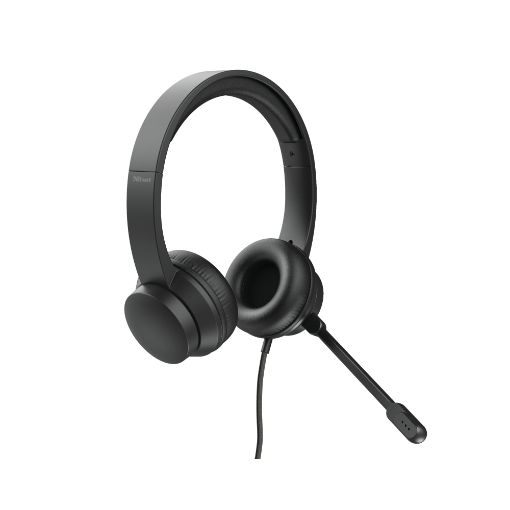ყურსასმენი TRUST 24133 Rydo On-Ear USB Headset Black
