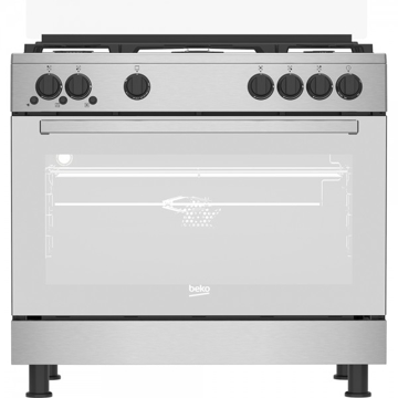 გაზქურა BEKO GGR 15115 DXNS Gas 111 L, B Stainless Steel