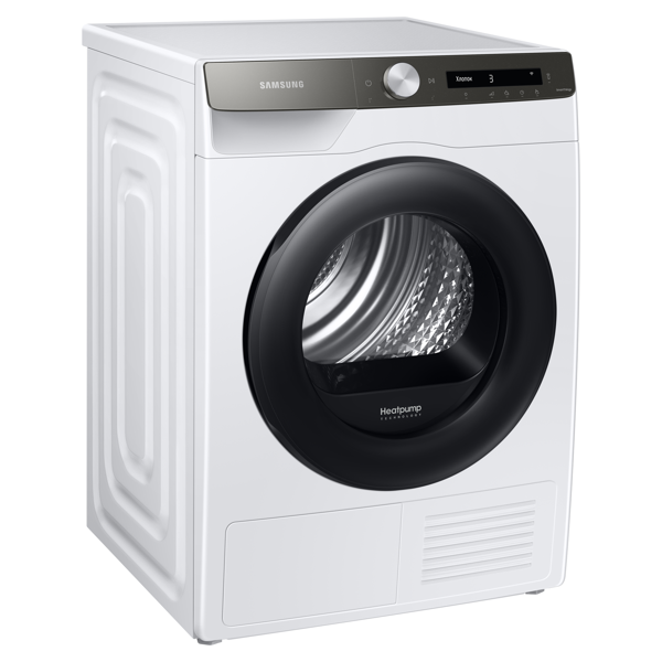 საშრობი მანქანა Samsung DV90T5240AT/LP Dryer, 9Kg, A+++ Digital Inverter Motor White