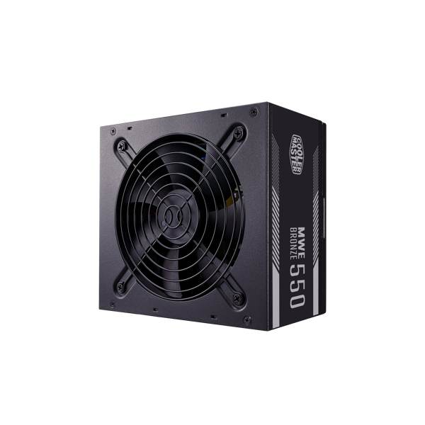 კვების ბლოკი Cooler Master MWE 550 Bronze V2, 550W, 12cm , 4xPeripheral, 6xSATA, 2xPCIe