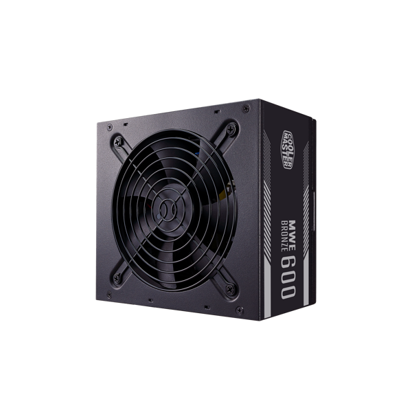 კვების ბლოკი Cooler Master MWE 600 Bronze V2, 600W,12cm, 4xPeripheral, 6xSATA, 2xPCIe