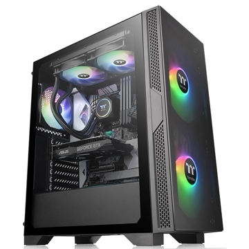 ქეისი Thermaltake Versa T25 TG, Middle tower, Black