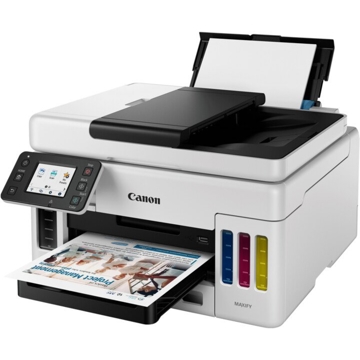 პრინტერი Canon Maxify GX6040, A4 2415.5 IPM (MONOCOLOR), 600X1200DPI, Duplex, WI-FI, Ethernet, USB, 45K PM White