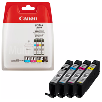 კარტრიჯი Canon CLI481 MULTI Pack 1500P, 256P,  All colors