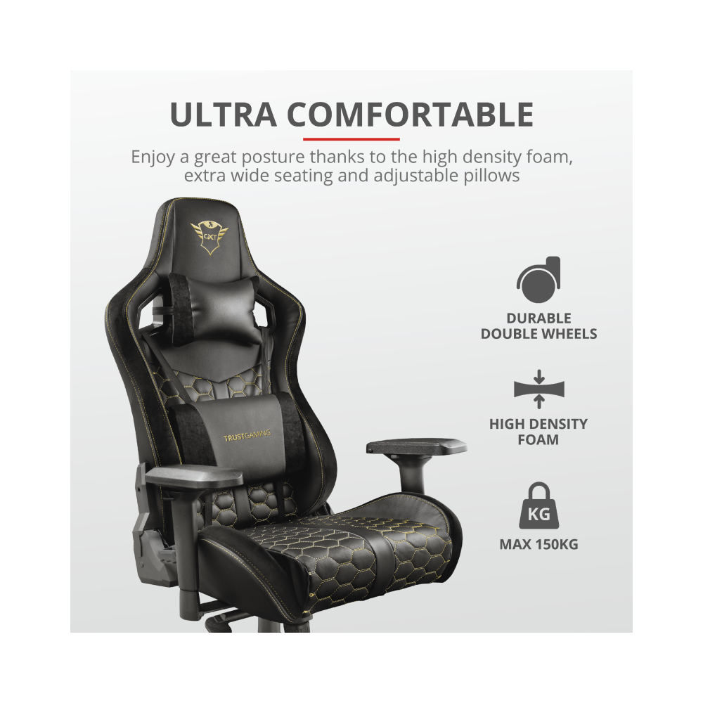 გეიმერული სავარძელი Trust GXT712 Resto ProChair Black