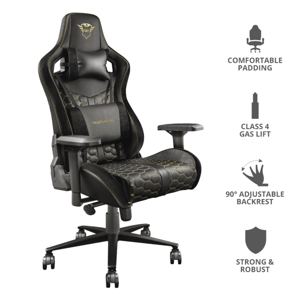 გეიმერული სავარძელი Trust GXT712 Resto ProChair Black