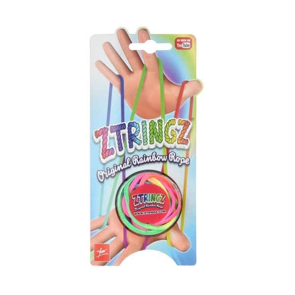 თავსატეხი Fun Promotion FUN-ZRR-48CDU-UK Ztringz Rainbow Rope 