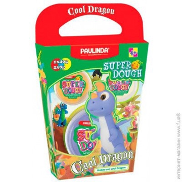 პლასტელინი PAULINDA  PL-081378-18 Super Dough Cool Dragon purple