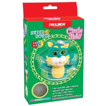 პლასტელინი PAULINDA PL-081177-3 Super Dough Circle Baby Crafting Tool