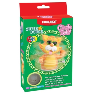 პლასტელინი PAULINDA PL-081177-4 Super Dough Circle Baby Crafting Tool