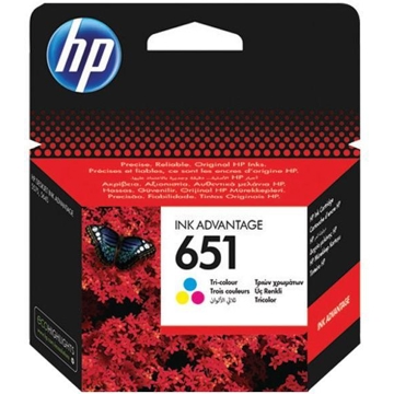 კარტრიჯი HP 651 Tri-color Original Ink Advantage Cartridge