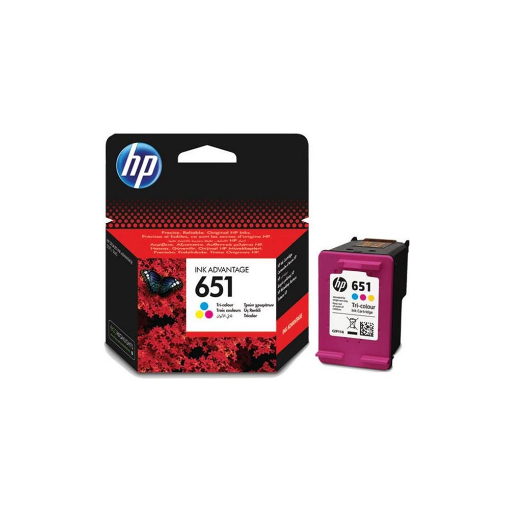 კარტრიჯი HP 651 Tri-color Original Ink Advantage Cartridge