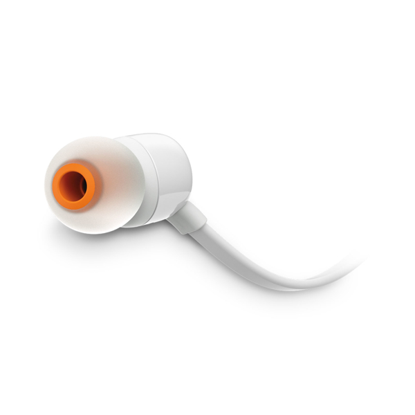 ყურსასმენი JBL T110 In-ear headphones White