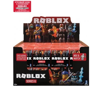 სათამაშო საკოლექციო ფიგურები Jazwares Roblox ROB0189 Mystery Figures (Safety Orange Assortment) S6