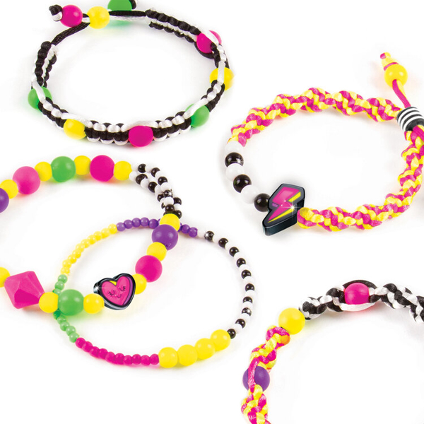 სამაჯური Make It Real 1209MR  Retro Neon Black & White Bracelets