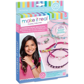 Make It Real 1206MR Rainbow Bling Bracelets