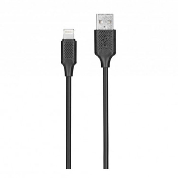 KITs USB 2.0 to Lightning cable, 2A, black, 1m, KITS-W-003