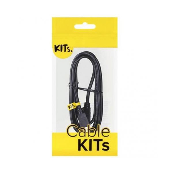 ვიდეო კაბელი KITs HDMI 2.0 (AM/AM), black, 2m, KITS-W-008