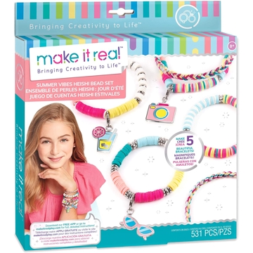 Make It Real 1317MR Summer Vibes Heishi Bead Bracelets