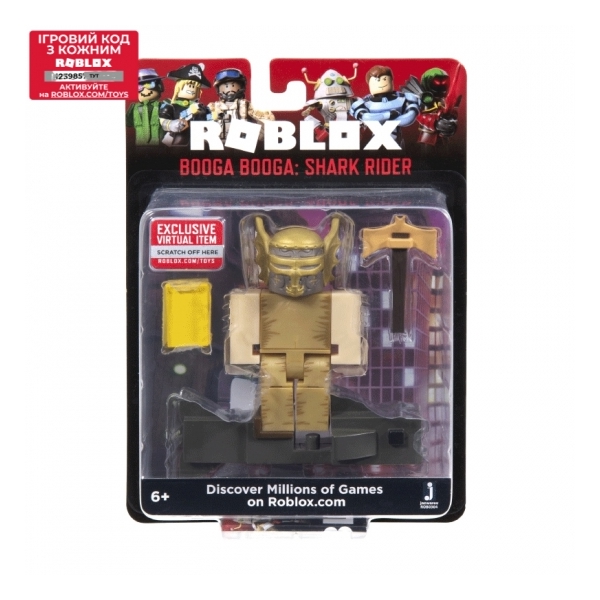 Jazwares Roblox ROB0304 - Core Figures Booga Booga Shark Rider W7