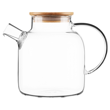 Ardesto AR3015GB Tea Pot, 1500 ml, Borosilicate Glass, Bamboo