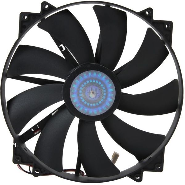 ქულერი Cooler Master MegaFlow 200 Silent Fan, w/o LED, 200мм, 3pin+Molex