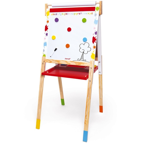 სახატავი დაფა Janod J09611 Double-sided wooden easel 