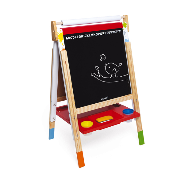 სახატავი დაფა Janod J09611 Double-sided wooden easel 