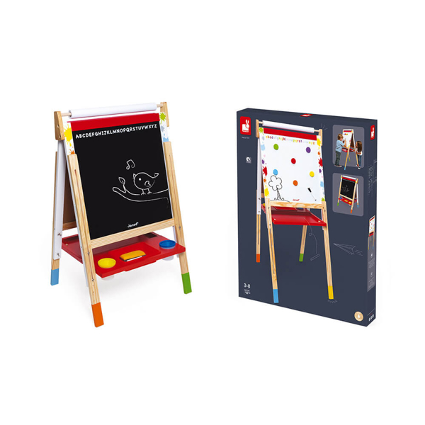 სახატავი დაფა Janod J09611 Double-sided wooden easel 