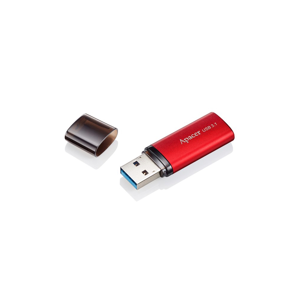 USB ფლეშ მეხსიერება Apacer AP128GAH25BR-1 USB 3.1 Gen1 Flash Drive AH25B 128GB Red