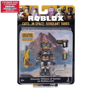 სათამაშო საკოლექციო ფიგურა Jazwares Roblox ROG0163 - Core Figures Cats IN SPACE  Sergeant Tabbs W5