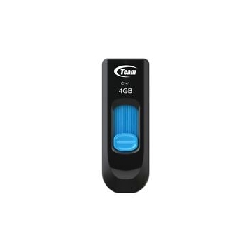 USB ფლეშ მეხსიერება TEAM C141 DRIVE 4 GB BLUE