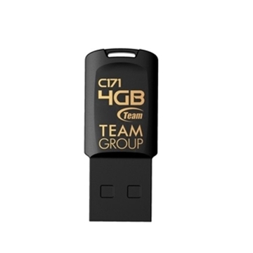 USB ფლეშ მეხსიერება TEAM C171 2.0 DRIVE 4 GB BLACK