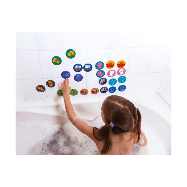 სათამაშო ბანაობისთვის Janod J04714 Bath memory 24 cards