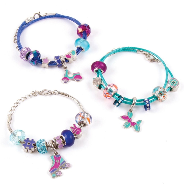 სამაჯურების ნაკრები Make It Real 1721MR Halo Charms Bracelets True Blue