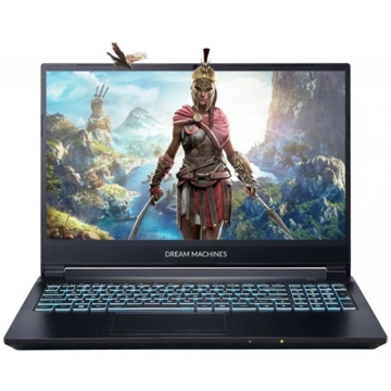 ნოუთბუქი Dream Machines Notebook G1650Ti-15 15.6'' FHD IPS Intel i7-10870H 16GB, 1024GB SSD Dos Black