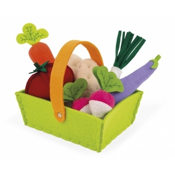 ბოსტნეულის ნაკრები Janod  J06578 Game set Janod Basket with vegetables 8 e