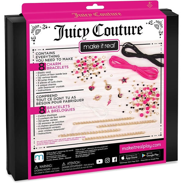 სამაჯურების ნაკრები Make It Real 4409MR Juicy Couture Swarovski Summer Passion