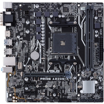 დედა დაფა ASUS PRIME A320M-KCSMAM4, LGA 1151 A320, SATA, M.2, MB