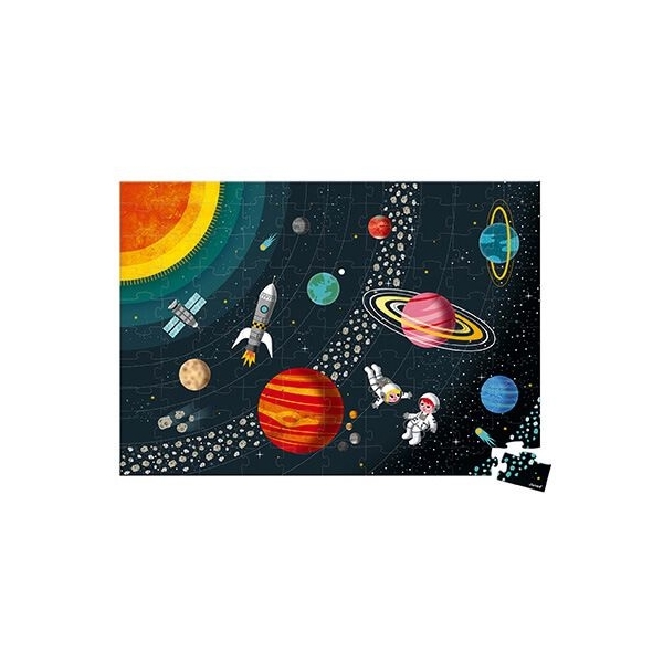 ასაწყობი ფაზლი Janod J02678 Educational Puzzle Solar System