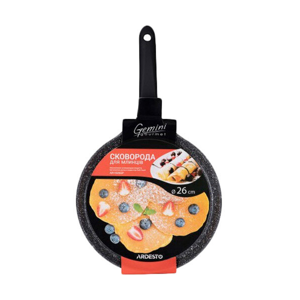 ტაფა Ardesto AR1926GBP Crepe pan Gemini Gourmet 26см, Black