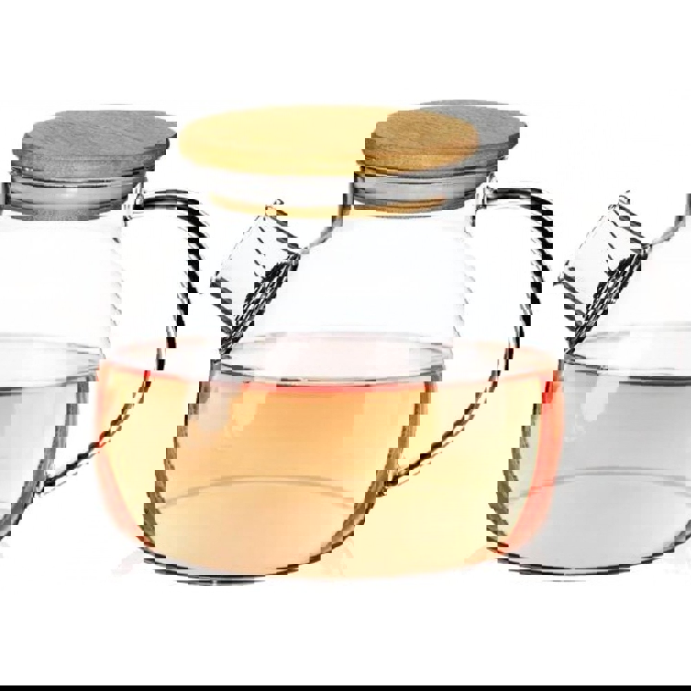 ჩაის ჩაიდანი Ardesto AR3012GB Tea pot, 1.2l, Borosilicate Glass, Bamboo