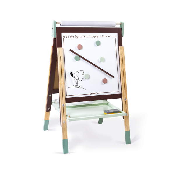 სახატავი დაფა Janod J09632 Double sided easel Blackboard Green