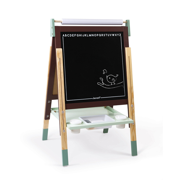 სახატავი დაფა Janod J09632 Double sided easel Blackboard Green