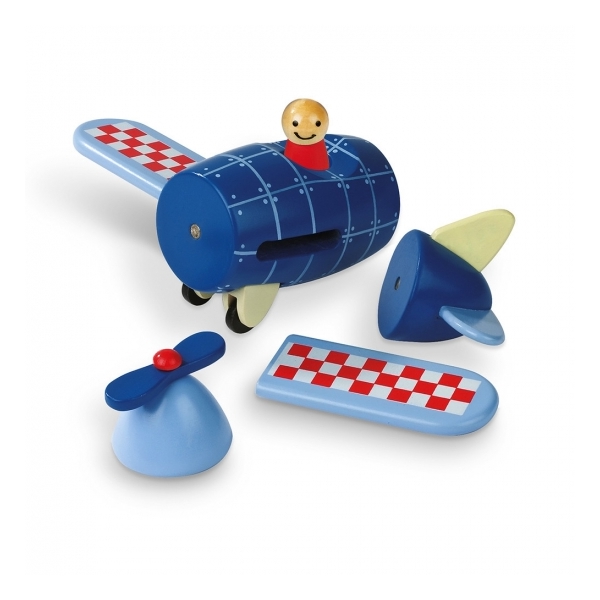 მაგნიტური კონსტრუქტორი Janod J05205 Designer magnetic Airplane